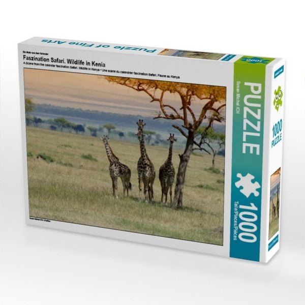 CALVENDO Puzzle Ein Motiv aus dem Kalender Faszination Safari. Wildlife in Kenia 1000 Teile Puzzle quer 1000 Teile Lege-Größe 64 × 48 cm Foto-Puzzle für glückliche Stunden
