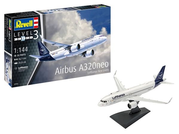 Airbus A320neo Lufthansa New Livery, Revell Modellbausatz