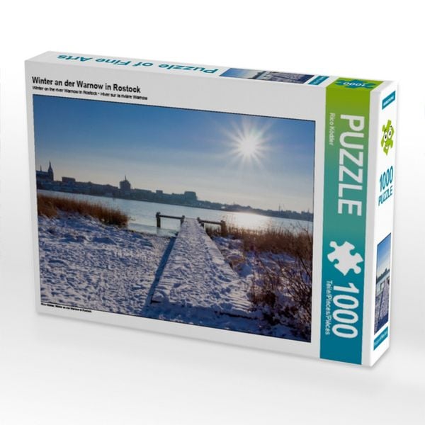 Winter an der Warnow in Rostock (Puzzle)