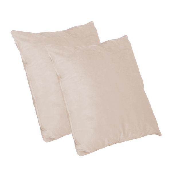 HTI-Living Kissen Nathalie Unifarben Beige 2er-Set Kissen Nathalie Unifarben Beige 2er-Set