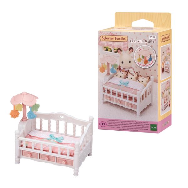 Babybett mit Mobile