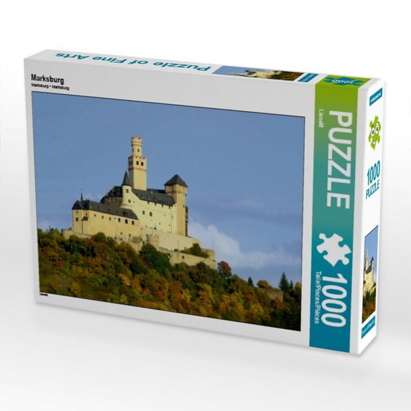 CALVENDO Puzzle Marksburg 1000 Teile Puzzle quer 1000 Teile Lege-Größe 64 × 48 cm Foto-Puzzle für glückliche Stunden