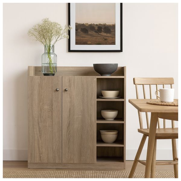 HTI-Living Kommode Nina 5 Sonoma Kommode Nina 5 Sonoma