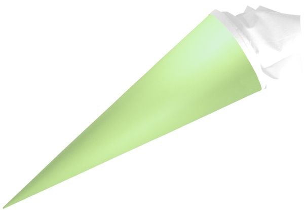 URSUS Schultüten Bastel-Schultüte mit Filzmanschette, mint, Höhe: 70 cm, Durchmesser: 20 cm