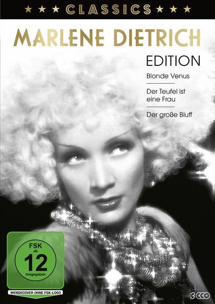 Marlene Dietrich Edition: Blonde Venus / Der Teufel ist eine Frau / Der große Bluff (3 Filme auf 3 DVDs)