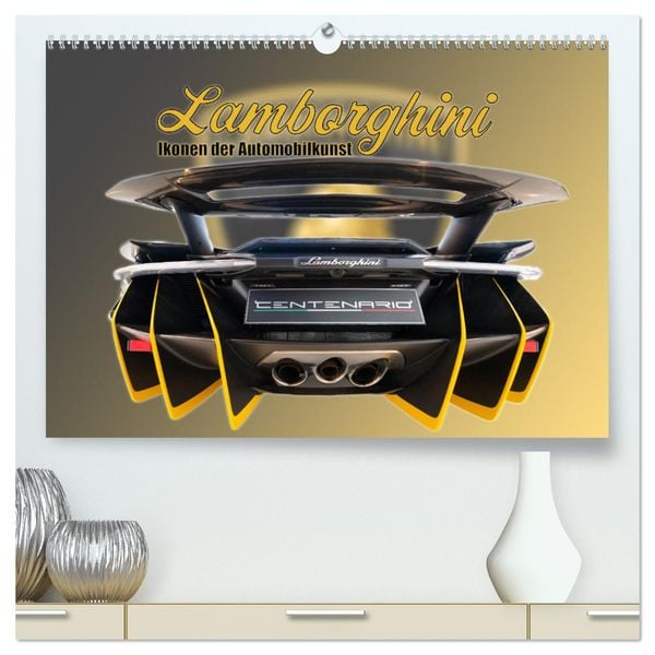 Ikonen der Automobilkunst (hochwertiger Premium Wandkalender 2025 DIN A2 quer), Kunstdruck in Hochglanz