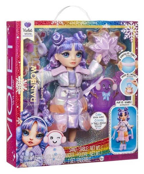 Rainbow High Winter Wonderland Doll- Violet (Purple)