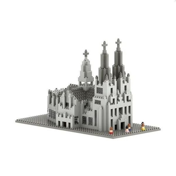 BRIXIES 200190 - Kölner Dom, 3D Konstruktionsbausatz aus Ministeinen, 1284 Teile