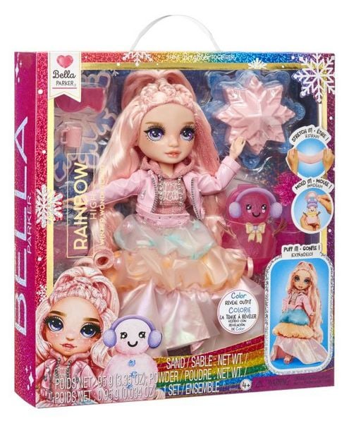 Rainbow High Winter Wonderland Doll- Bella (Pink)