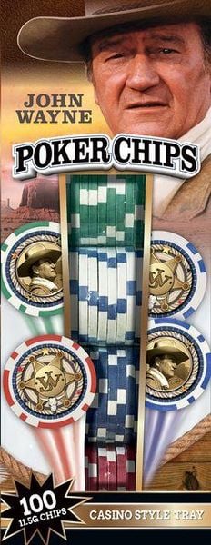 John Wayne 100 PC Poker Chips