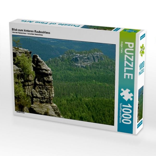 CALVENDO Puzzle Blick zum hinteren Raubschloss 1000 Teile Puzzle quer 1000 Teile Lege-Größe 64 × 48 cm Foto-Puzzle für glückliche Stunden