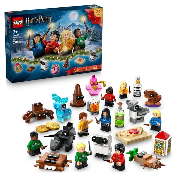 LEGO Harry Potter 76456 Adventskalender 2025, Kinder Spielzeug, Geschenk
