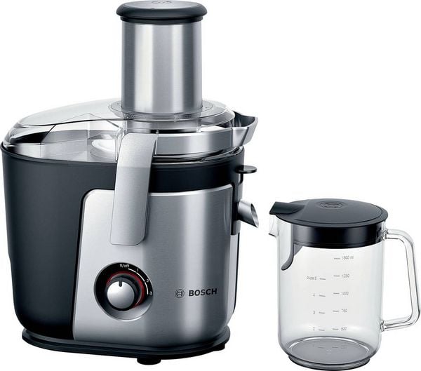 Bosch Haushalt Entsafter MES4010 1200 W Silber, Schwarz