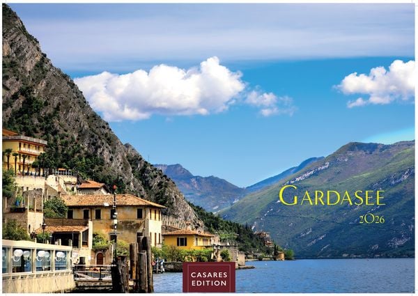 Gardasee Kalender 2026 – Wandkalender Fotokalender Italien 24x35cm - mit 12 beeindruckenden Motiven – Italien Kalender