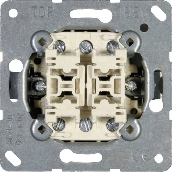 Jung Einsatz Doppel-Wechselschalter LS 990, AS 500, CD 500, LS design, LS plus, FD design, A 500, A plus, A creation, CD plus, SL 500 509 U