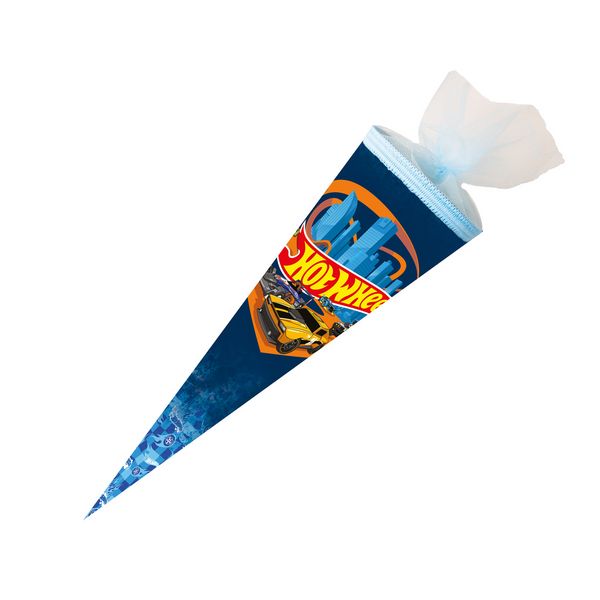 Nestler Schultüte Hot Wheels Speed Club rund mit Tüllverschluss 50cm