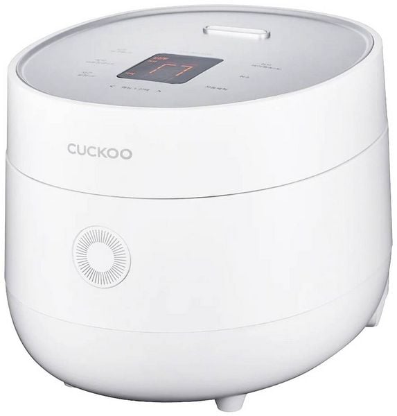 Cuckoo CR-0675F Reiskocher Weiß (matt) mit Display, mit Messbecher, Timerfunktion