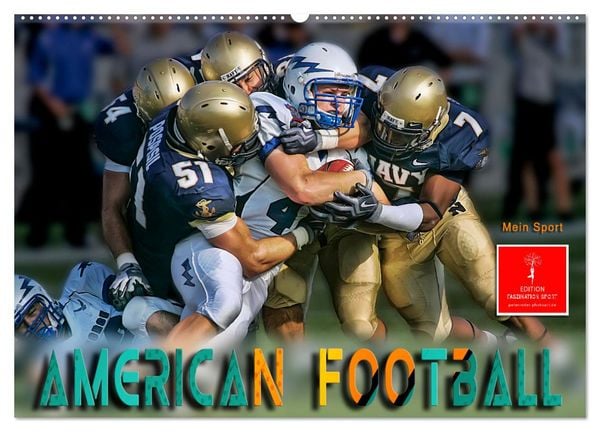 American Football - mein Sport (Wandkalender 2026 DIN A2 quer), CALVENDO Monatskalender