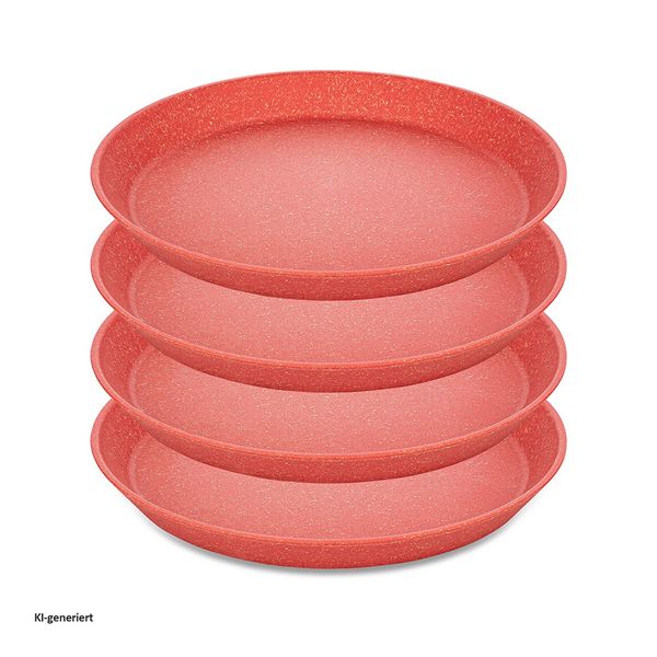 Koziol Kleiner Teller 20,5 cm 4er-Set CONNECT PLATE Kleiner Teller 20,5 cm 4er-Set CONNECT PLATE
