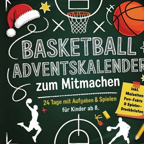 Der Basketball-Adventskalender zum Mitmachen für Kinder
