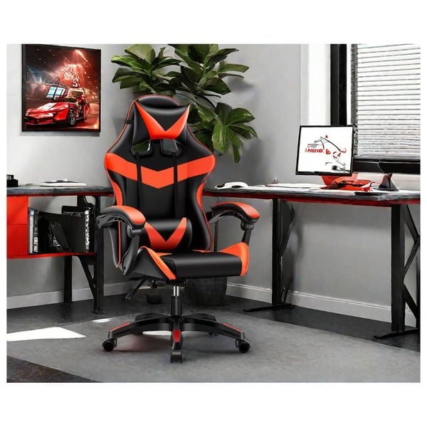 HTI-Living Gamingstuhl Krit Power rot PVC Gamingstuhl Krit Power rot PVC