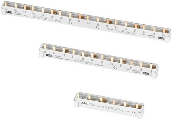 ABB 2CDL230001R1012 ABB STOTZ-KONTAKT Phasenschiene PS3/12 3phasig 12 Module Phasenschiene Anzahl Reihen 3 3polig 10 mm² 1 St.