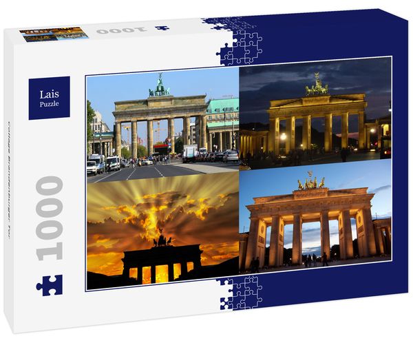 Lais Puzzle Collage Brandenburger Tor 1000 Teile