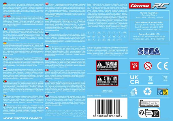 2,4GHz Team Sonic Racing(TM) - Sonic, Carrera RC Ferngesteuertes Auto