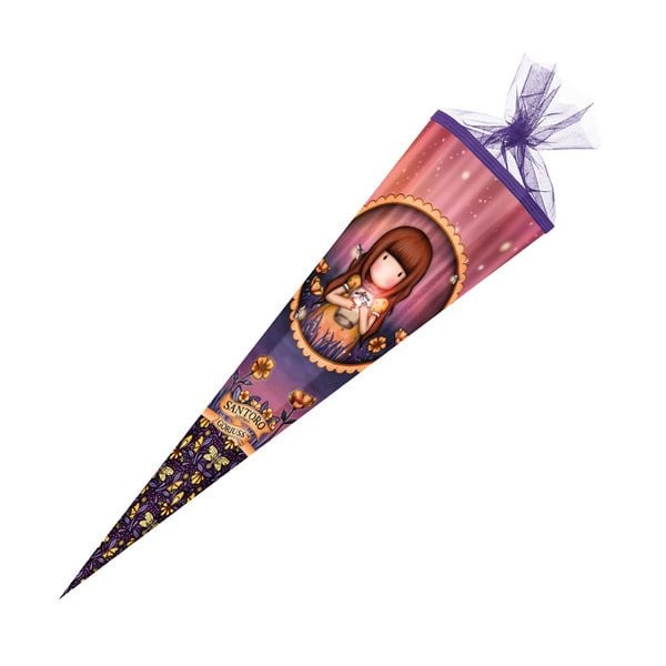 Nestler Schultüte Santoro's Gorjuss Firefly eckig mit Tüllverschluss 85cm