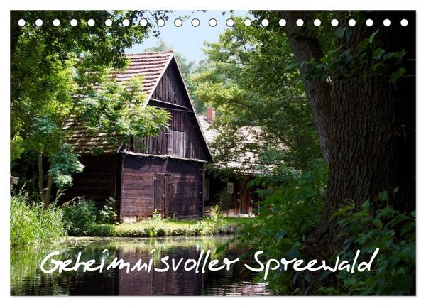 Geheimnisvoller Spreewald (Tischkalender 2027 DIN A5 quer), CALVENDO Monatskalender