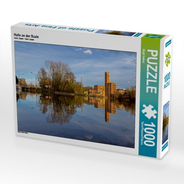 CALVENDO Puzzle Halle an der Saale 1000 Teile Puzzle quer 1000 Teile Lege-Größe 64 × 48 cm Foto-Puzzle für glückliche Stunden