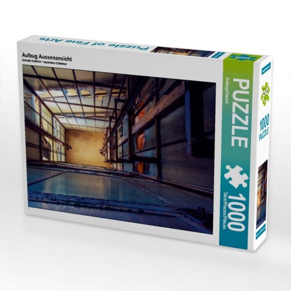 CALVENDO Puzzle Aufzug Aussenansicht 1000 Teile Puzzle quer 1000 Teile Lege-Größe 64 × 48 cm Foto-Puzzle für glückliche Stunden