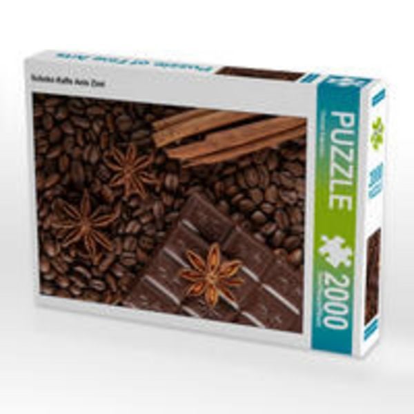 CALVENDO Puzzle Schoko Kaffe Anis Zimt 2000 Teile Lege-Größe 90x67cm Foto-Puzzle für glückliche Stunden