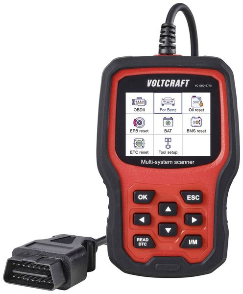 VOLTCRAFT VC-OBD-9770 OBD II Diagnosetool VC-14616095