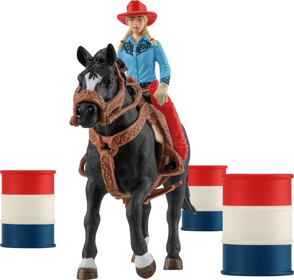 schleich® 42576 Barrel Racing mit Cowgirl