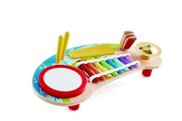 Hape E0612 - Multifunktionale Miniband, Musikinstrument
