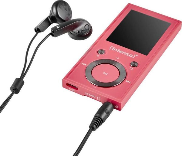 Intenso MP3 Videoplayer 64GB Music Walker MP3-Player 64GB Pink Bluetooth®