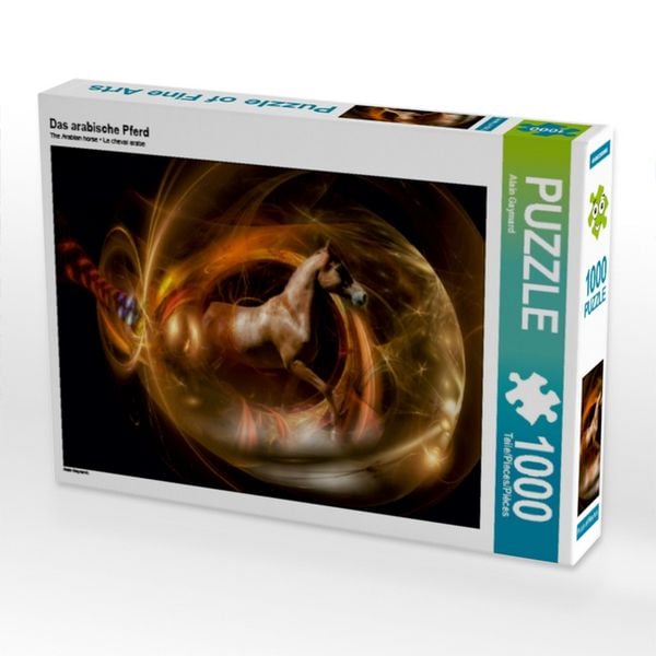 CALVENDO Puzzle Das arabische Pferd 1000 Teile Lege-Größe 64x48cm Foto-Puzzle für glückliche Stunden