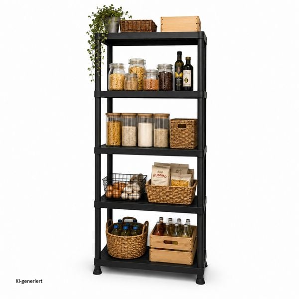 HTI-Living Standregal belastbar bis 25 kg pro Fach für Keller, Garage und Haushalt