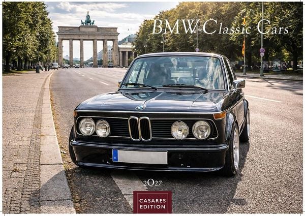 BMW Classic Cars Kalender 2027 – Wandkalender Fotokalender Oldtimer 24x35cm BMW Oldtimer - Hochwertiger Oldtimer Kalender.