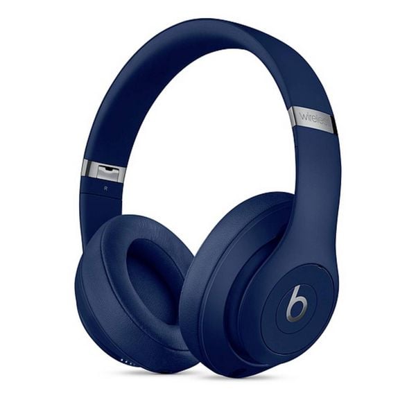 Beats Studio3 Over Ear Kopfhörer Bluetooth®, kabelgebunden Stereo Blau Noise Cancelling Faltbar, Lautstärkeregelung