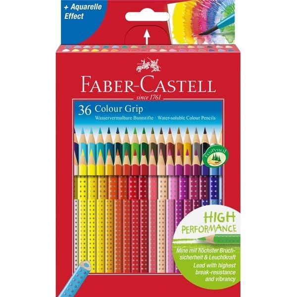 Faber-Castell Buntstifte Colour Grip, 36er Set