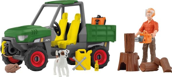 schleich® Farm World Waldbauer mit Fahrzeug