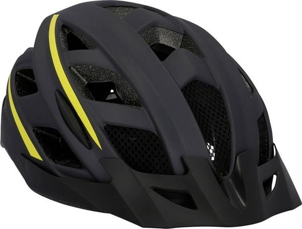 FISCHER FAHRRAD Urban Montis Fahrrad-Helm Schwarz Konfektionsgröße=L/XL Kopfumfang=58-61cm