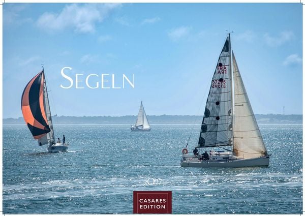 Segeln Kalender 2027 – Wandkalender Fotokalender Segelkalender Kalender für Segelliebhaber, Sportkalender 24x35cm