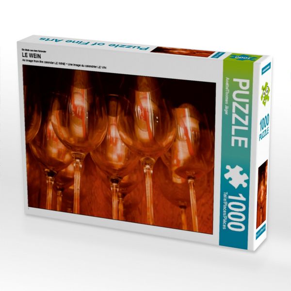 CALVENDO Puzzle Ein Motiv aus dem Kalender LE WEIN 1000 Teile Lege-Größe 64x48cm Foto-Puzzle für glückliche Stunden