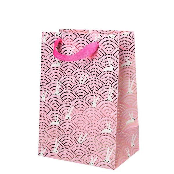 Geschenktüte Ostern, Hasen Im Feld, Rosa M