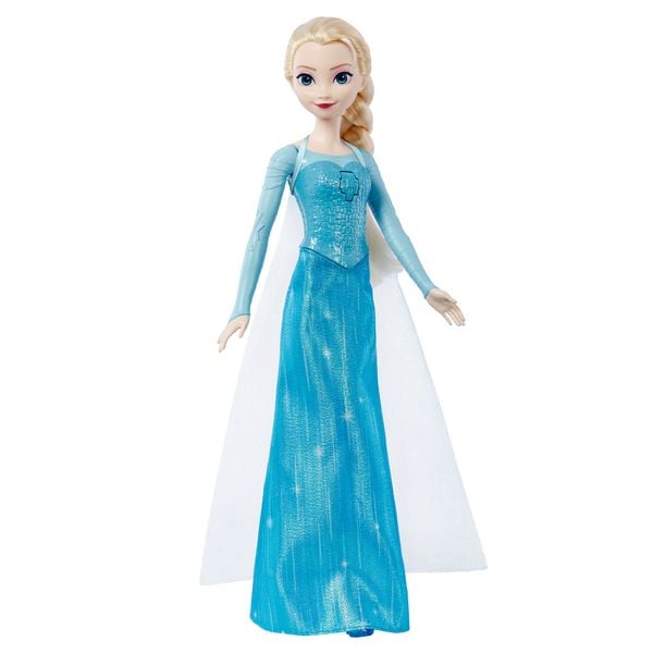 Disney Die Eiskönigin Singende Elsa-Puppe, singt Lass jetzt los“ aus dem Film in 4 Sprachen