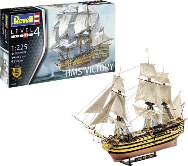 Model Set HMS Victory, Revell Modellbausatz mit Basiszubehör