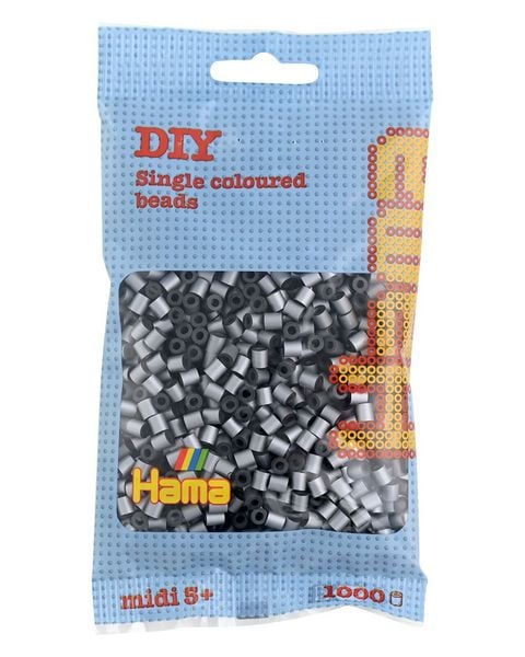 HAMA Perlen Midi - Silber 1000 Perlen